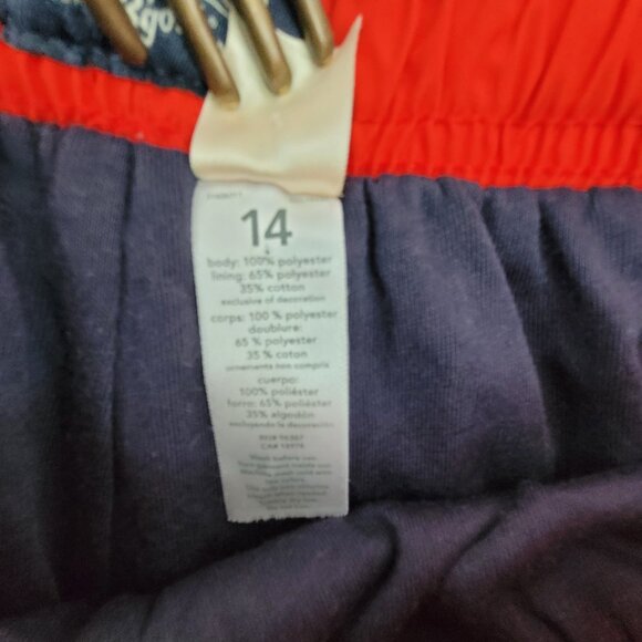 Osh Kosh B'Gosh Pants Boys 14 Red Athletic Windbreaker Zip Ankle Pockets Warm-up - Picture 7 of 13